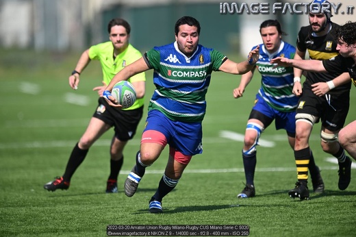 2022-03-20 Amatori Union Rugby Milano-Rugby CUS Milano Serie C 5020